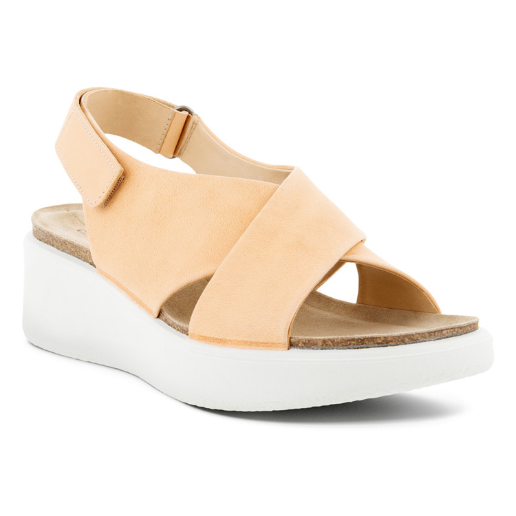 Женские босоножки ECCO (ЭККО) Босоножки FLOWT WEDGE CORK
