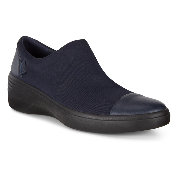 Женские кеды ECCO (ЭККО) Слипоны SOFT 7 WEDGE W